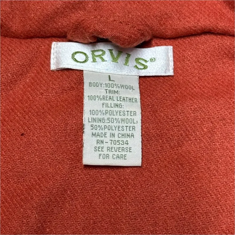 Orvis leather wool